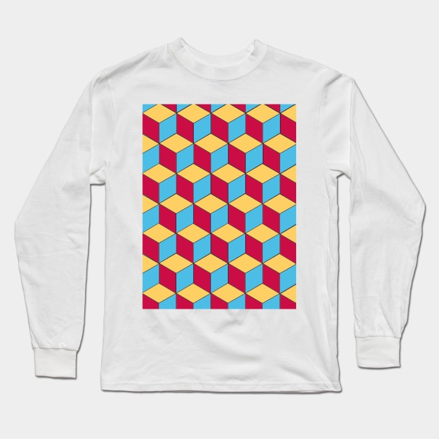 Blocks Long Sleeve T-Shirt by ampp